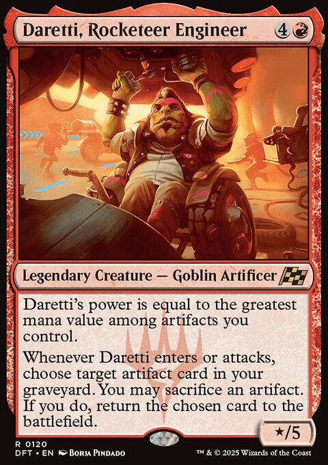 Daretti, Rocketeer Engineer